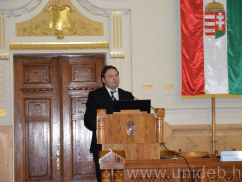 Dr. Szilágyi Ferenc tudománynapi előadása Nyíregyházán