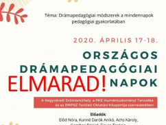 Országos Drámapedagógiai Napok - 2020. április 17-18.